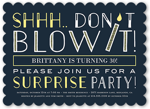 phillips celebrations adult birthay party invitation